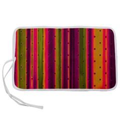 Warped Stripy Dots Pen Storage Case (s) by essentialimage365