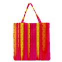 Warped Stripy Dots Grocery Tote Bag View1