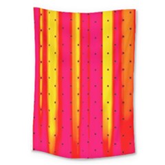 Warped Stripy Dots Large Tapestry by essentialimage365