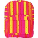 Warped Stripy Dots Full Print Backpack View1