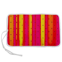 Warped Stripy Dots Pen Storage Case (s) by essentialimage365