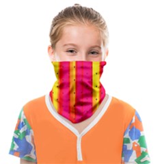 Warped Stripy Dots Face Covering Bandana (kids) by essentialimage365