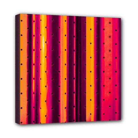 Warped Stripy Dots Mini Canvas 8  X 8  (stretched) by essentialimage365