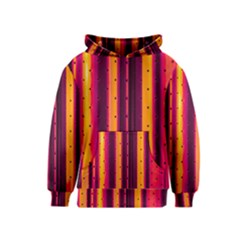 Warped Stripy Dots Kids  Pullover Hoodie