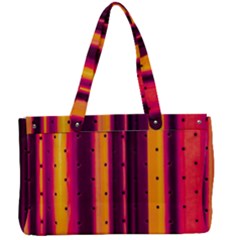 Warped Stripy Dots Canvas Work Bag by essentialimage365