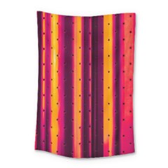 Warped Stripy Dots Small Tapestry by essentialimage365