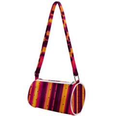 Warped Stripy Dots Mini Cylinder Bag by essentialimage365