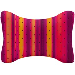 Warped Stripy Dots Seat Head Rest Cushion