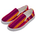 Warped Stripy Dots Men s Canvas Slip Ons View2