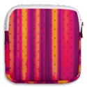 Warped Stripy Dots Mini Square Pouch View2