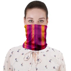 Warped Stripy Dots Face Covering Bandana (Adult)