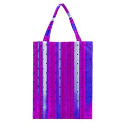 Warped Stripy Dots Classic Tote Bag by essentialimage365