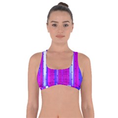 Warped Stripy Dots Got No Strings Sports Bra by essentialimage365