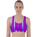 Warped Stripy Dots Back Weave Sports Bra View1