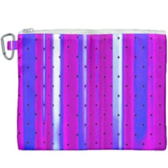 Warped Stripy Dots Canvas Cosmetic Bag (xxxl) by essentialimage365