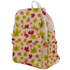 Bright Autumn Leaves Top Flap Backpack by SychEva