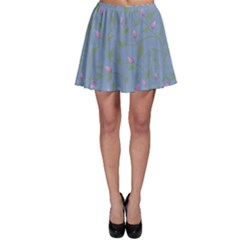 Curly Flowers Skater Skirt by SychEva