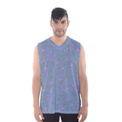 Curly Flowers Men s Basketball Tank Top by SychEva