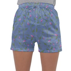 Curly Flowers Sleepwear Shorts by SychEva