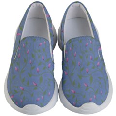 Curly Flowers Kids Lightweight Slip Ons by SychEva