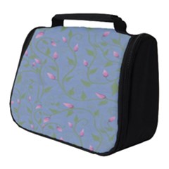 Curly Flowers Full Print Travel Pouch (small) by SychEva