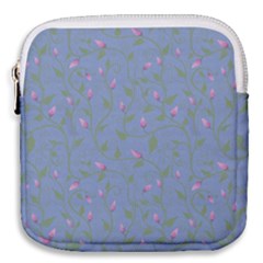 Curly Flowers Mini Square Pouch by SychEva