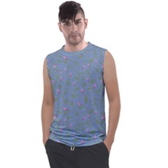 Curly Flowers Men s Regular Tank Top by SychEva