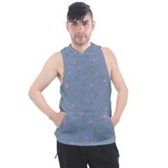 Curly Flowers Men s Sleeveless Hoodie by SychEva