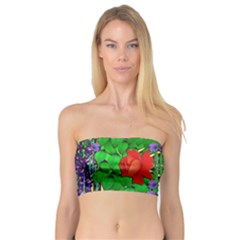 A Island Of Roses In The Calm Sea Bandeau Top