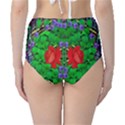 A Island Of Roses In The Calm Sea Classic High-Waist Bikini Bottoms View2