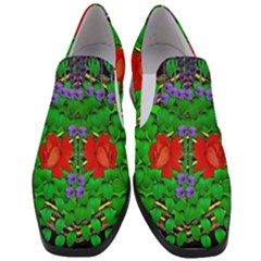 A Island Of Roses In The Calm Sea Women Slip On Heel Loafers