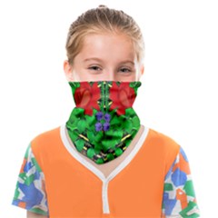 A Island Of Roses In The Calm Sea Face Covering Bandana (Kids)