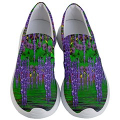 A Island Of Flowers In The Calm Sea Women s Lightweight Slip Ons by pepitasart