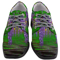 A Island Of Flowers In The Calm Sea Women Heeled Oxford Shoes by pepitasart