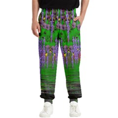 A Island Of Flowers In The Calm Sea Men s Elastic Waist Pants by pepitasart