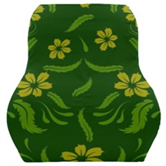 Folk Flowers Print Floral Pattern Ethnic Art Car Seat Back Cushion  by Eskimos