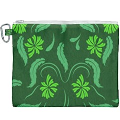 Folk Flowers Print Floral Pattern Ethnic Art Canvas Cosmetic Bag (xxxl) by Eskimos