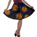 Space Pumpkins A-line Skater Skirt View1