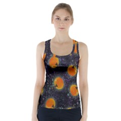 Space Pumpkins Racer Back Sports Top by SychEva