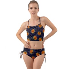 Space Pumpkins Mini Tank Bikini Set by SychEva