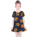 Space Pumpkins Kids  Simple Cotton Dress View1