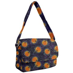 Space Pumpkins Courier Bag by SychEva