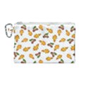 Oak Leaves And Acorns Canvas Cosmetic Bag (Medium) View1