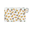 Oak Leaves And Acorns Canvas Cosmetic Bag (Medium) View2