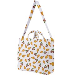 Oak Leaves And Acorns Square Shoulder Tote Bag by SychEva