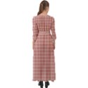 Abstrait carreaux rose/blanc Button Up Maxi Dress View2