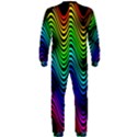 Abstract rainbow curves pattern OnePiece Jumpsuit (Men)  View2