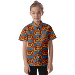 Pumpkin In Pumpkin Kids  Short Sleeve Shirt by SychEva