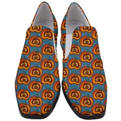 Pumpkin In Pumpkin Women Slip On Heel Loafers by SychEva