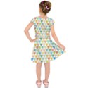 Multicolored Hearts Kids  Short Sleeve Dress View2